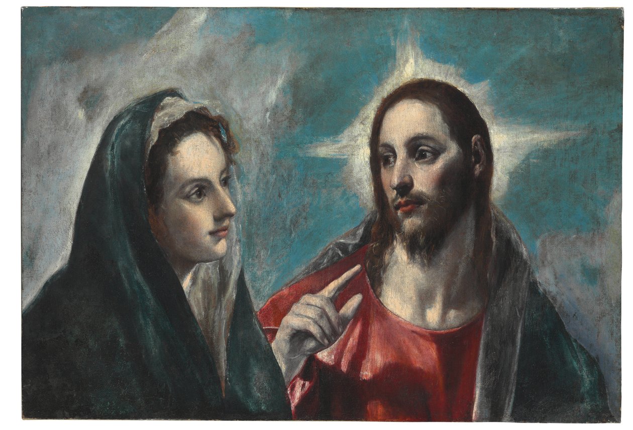Kristus tager afsked med sin Moder af El Greco