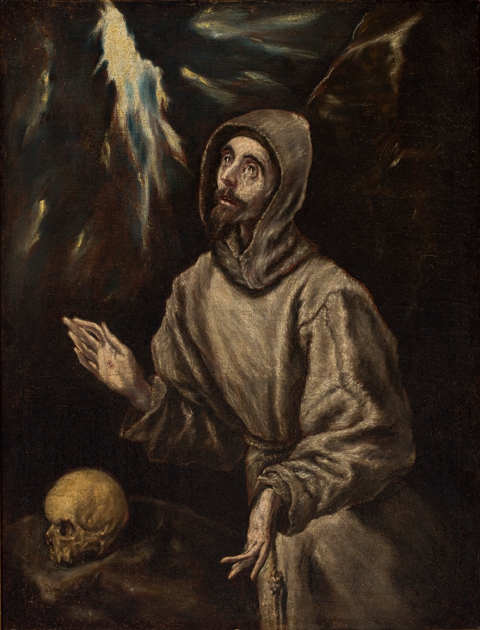 Ekstase, da den hellige Frans modtager stigmata af El Greco