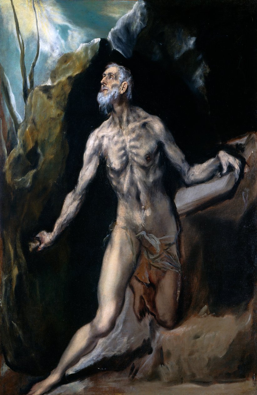 Sankt Jerome af El Greco