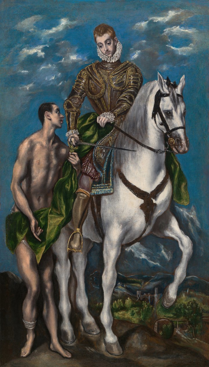 Sankt Martin og tiggeren, 15971600. af El Greco