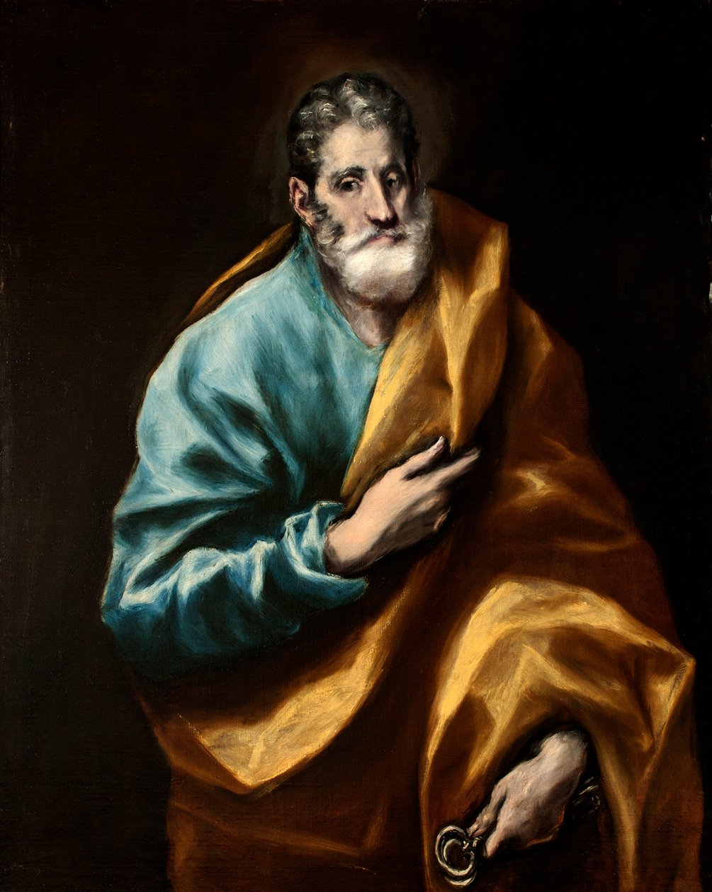 Spansk: San Pedro Apóstol Apostel Sankt Peter af El Greco