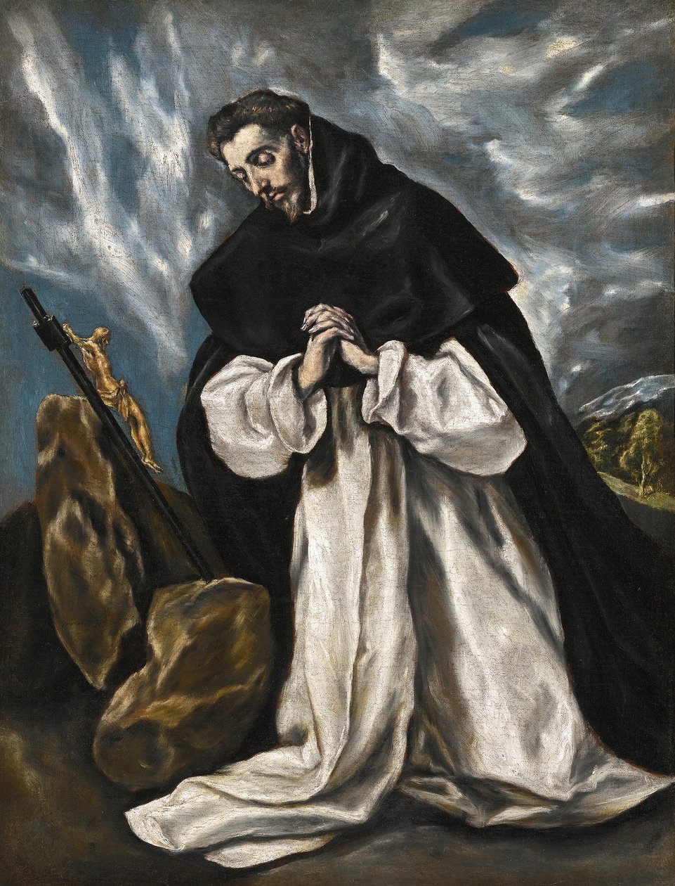 Sankt Dominikus i bøn af El Greco