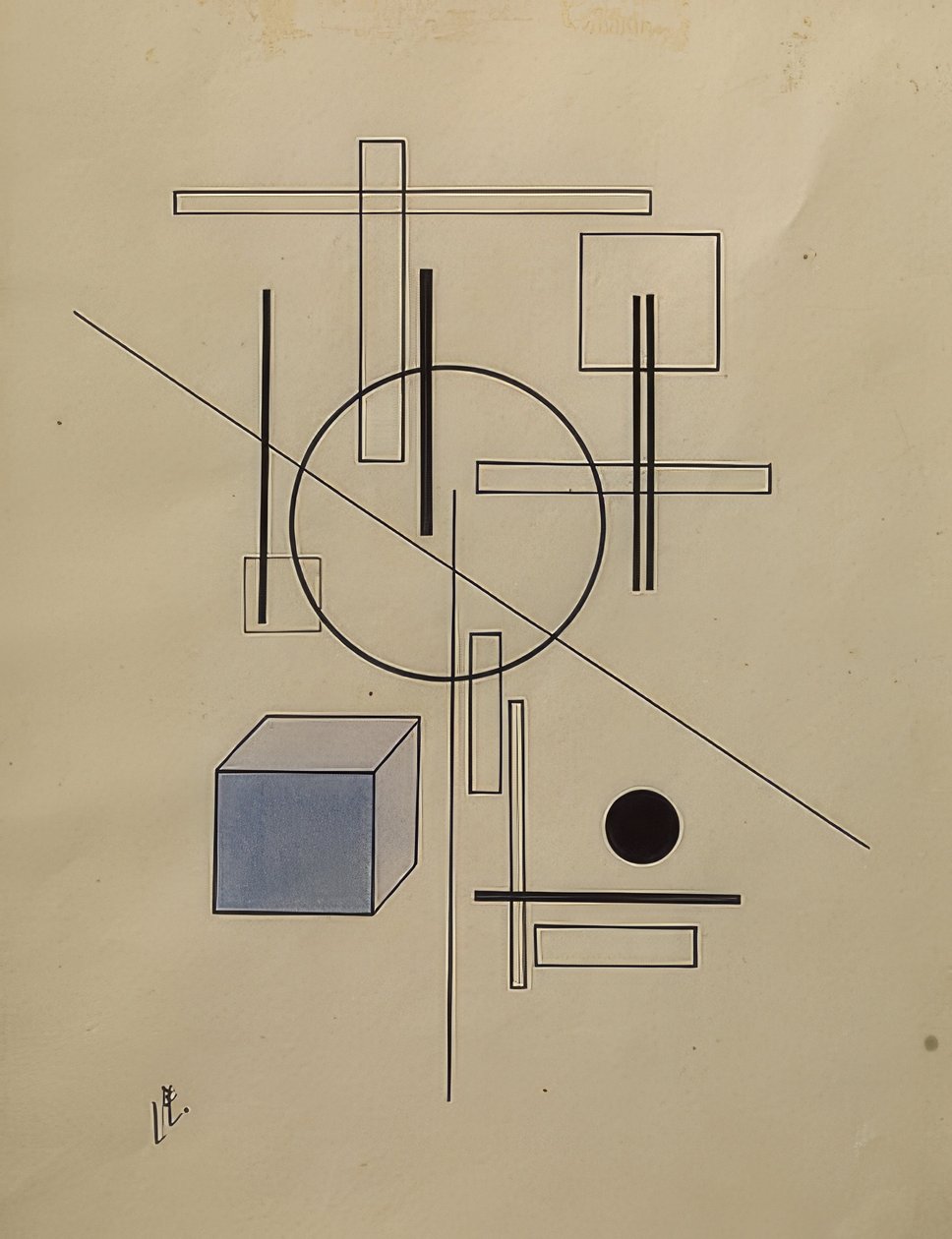 Sammensætning. 1920 af Eliezer Markowich Lissitzky