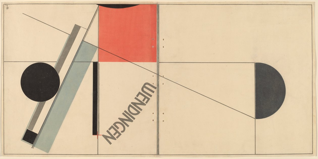 drejninger af Eliezer Markowich Lissitzky