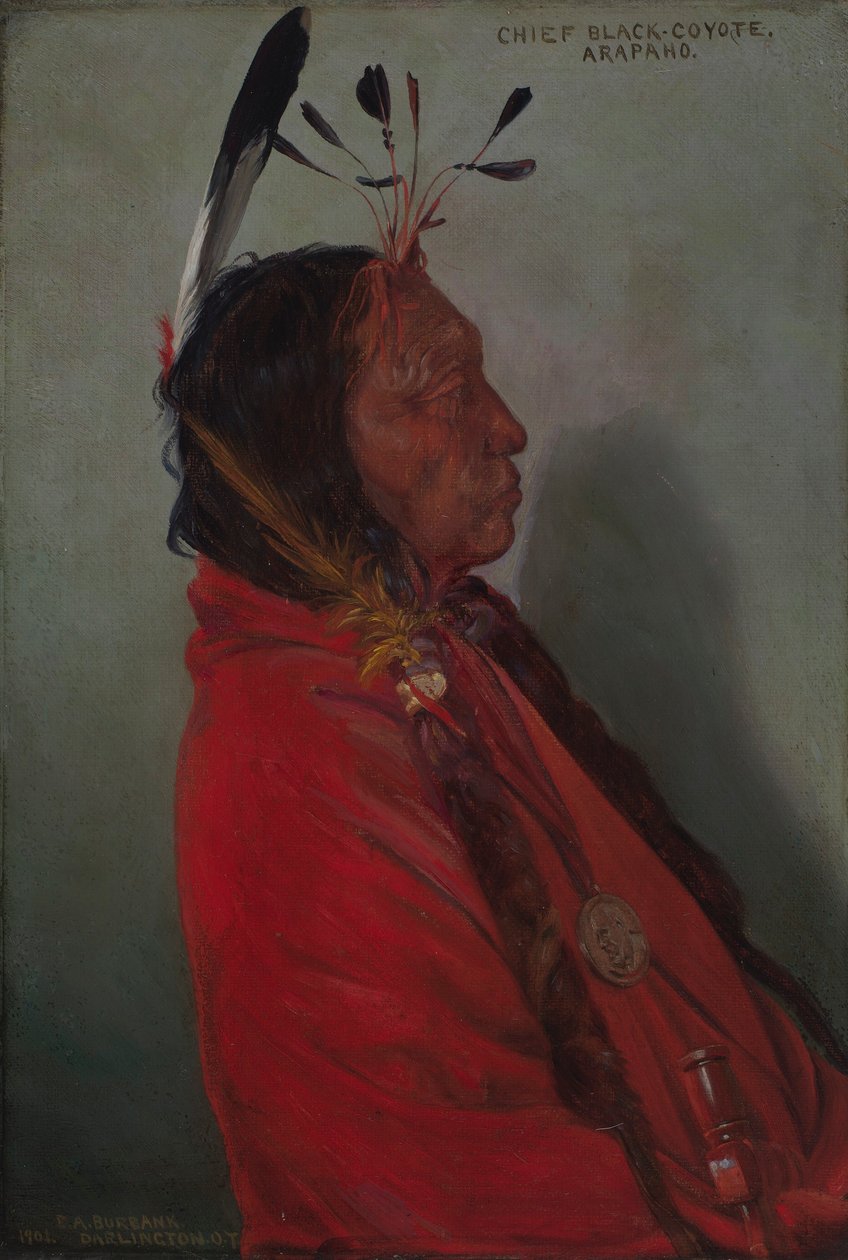 Høvding Black-Coyote af Elbridge Ayer Burbank