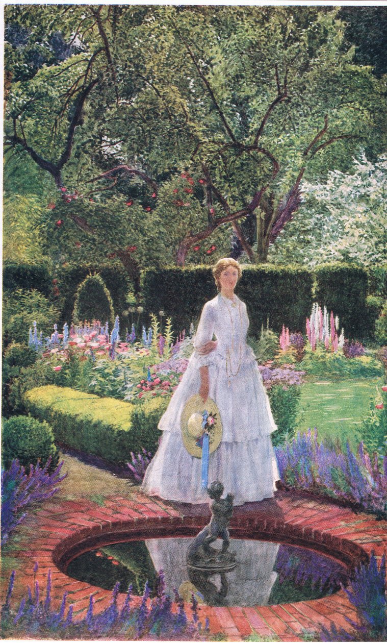 Maud er ikke sytten (litho) af Eleanor Fortescue Brickdale