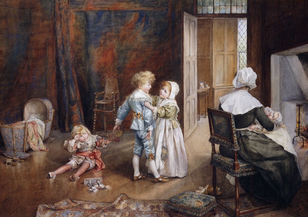 Den lille fredsstifter, 1895 af Eleanor Manly