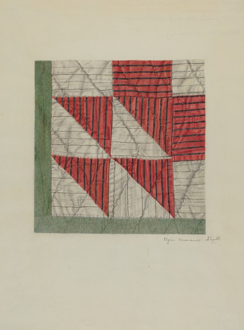 Patchwork Quilt af Elgin Moncure Styll