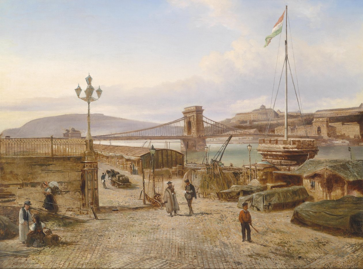 Udsigt over Buda af Elias van Bommel