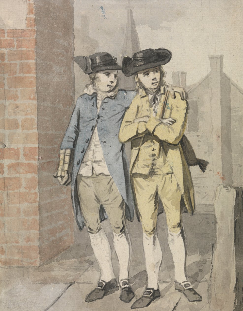 To skoledrenge af Elias Martin