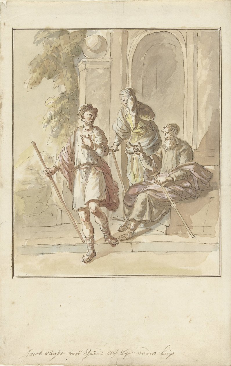 Jakob flygter fra sit forældrehjem af Elias van Nijmegen