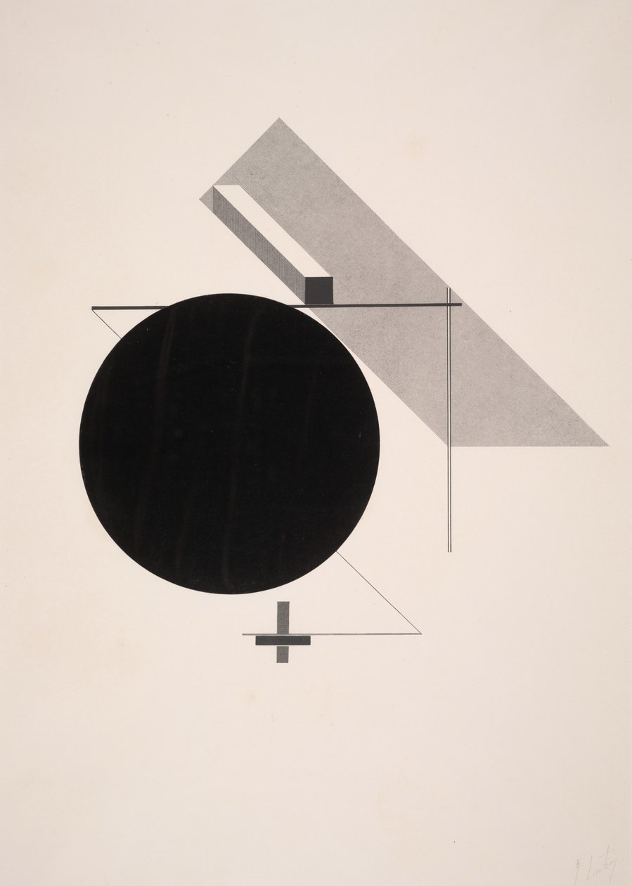Uden titel af Eliezer Markowich Lissitzky