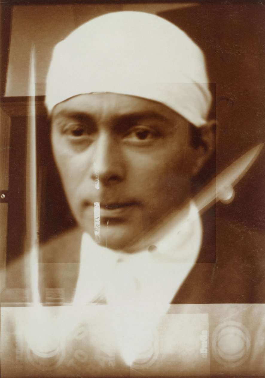 Selvportræt, 1924-1925. af Eliezer Markowich Lissitzky