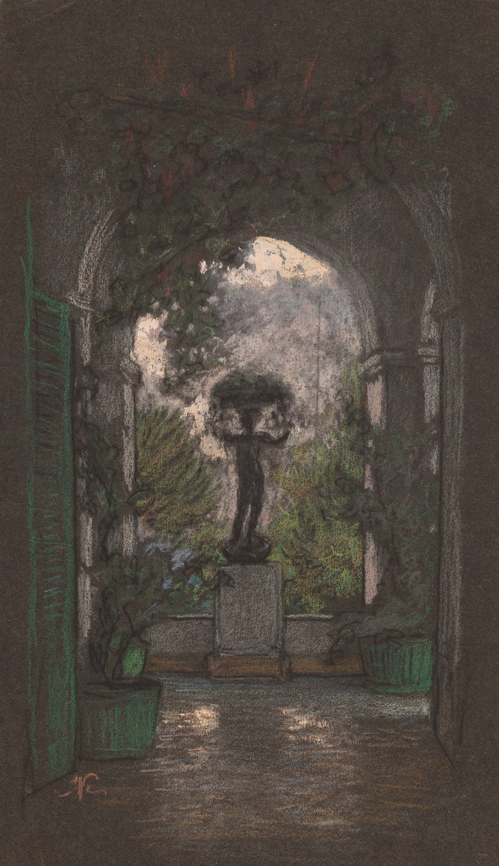 Capri, 1913. af Elihu Vedder