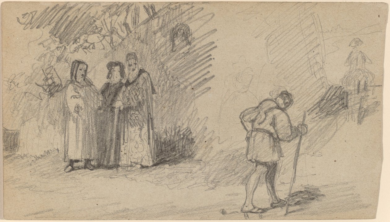 Søn og Æslet af Elihu Vedder