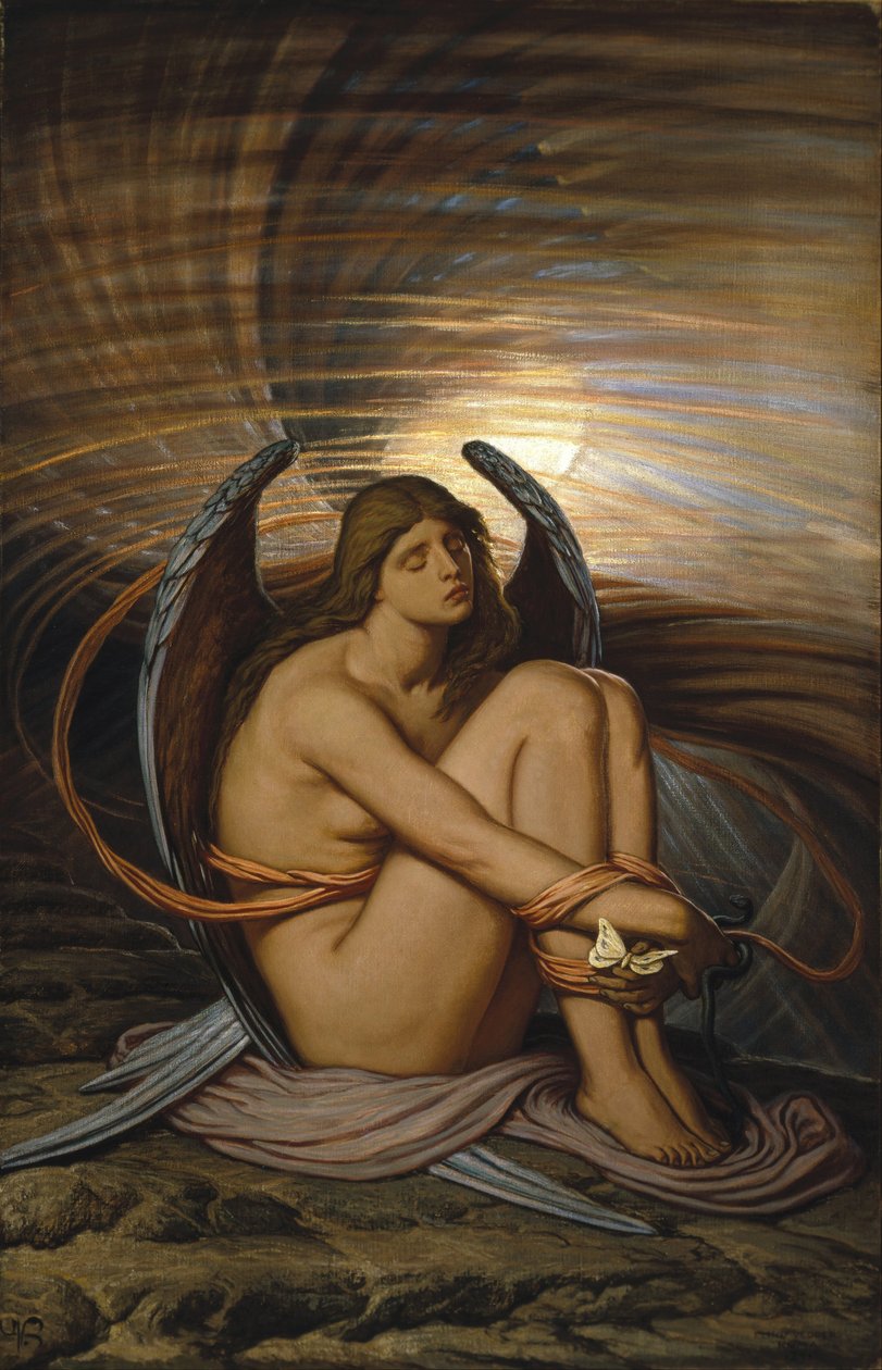 Sjæl i trældom, 1891-1892 af Elihu Vedder