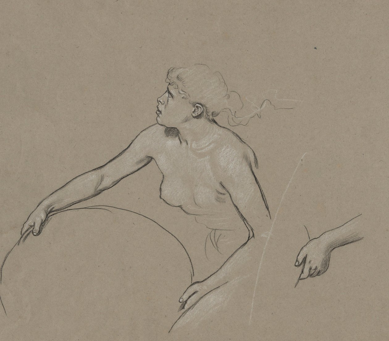 Undersøgelser til Figur af foråret af Elihu Vedder