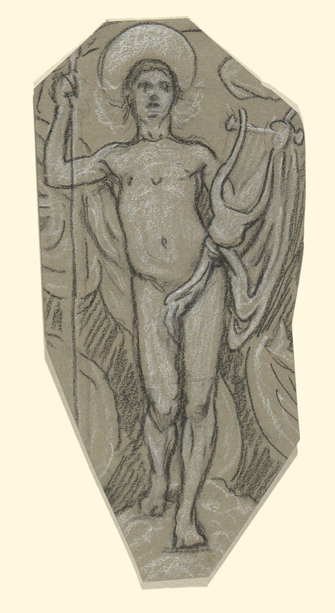 Studie for Apollo af Elihu Vedder