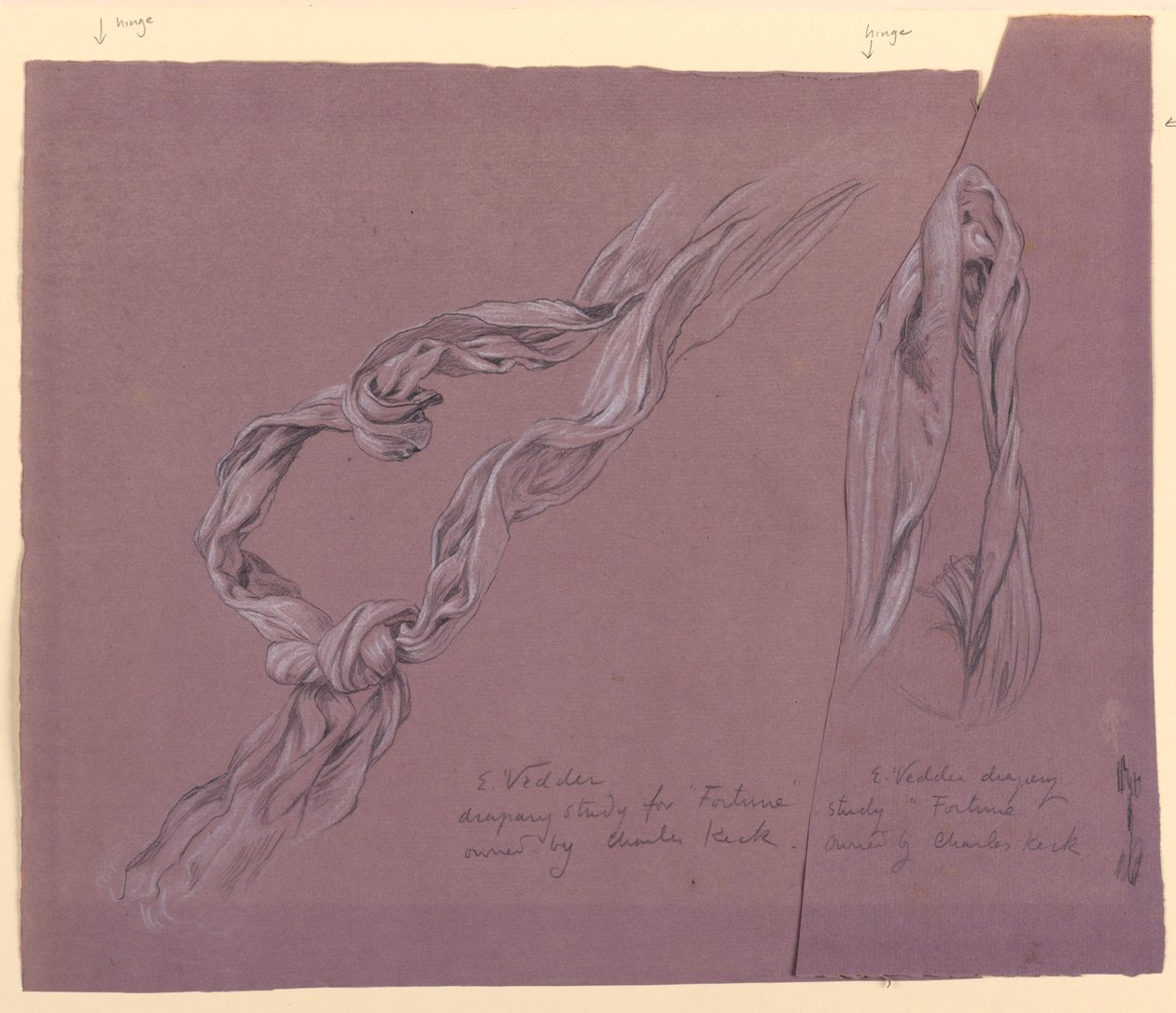 Studie til "Fortune" af Elihu Vedder