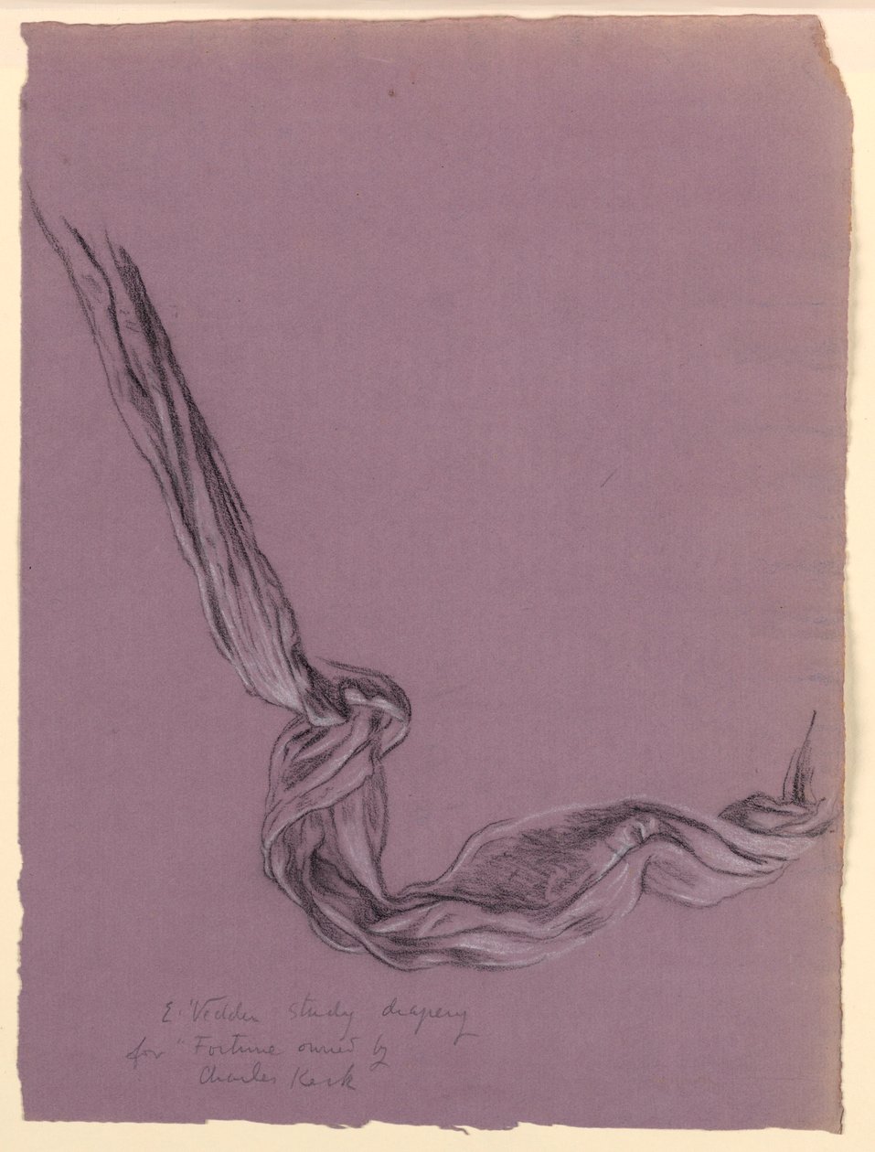 Studie til "Fortune" af Elihu Vedder