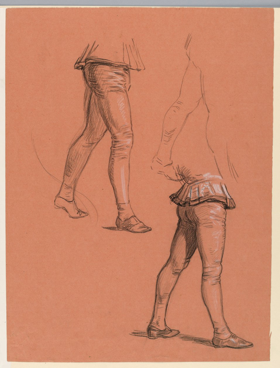 Studie til "Bryllupsoptog" af Elihu Vedder