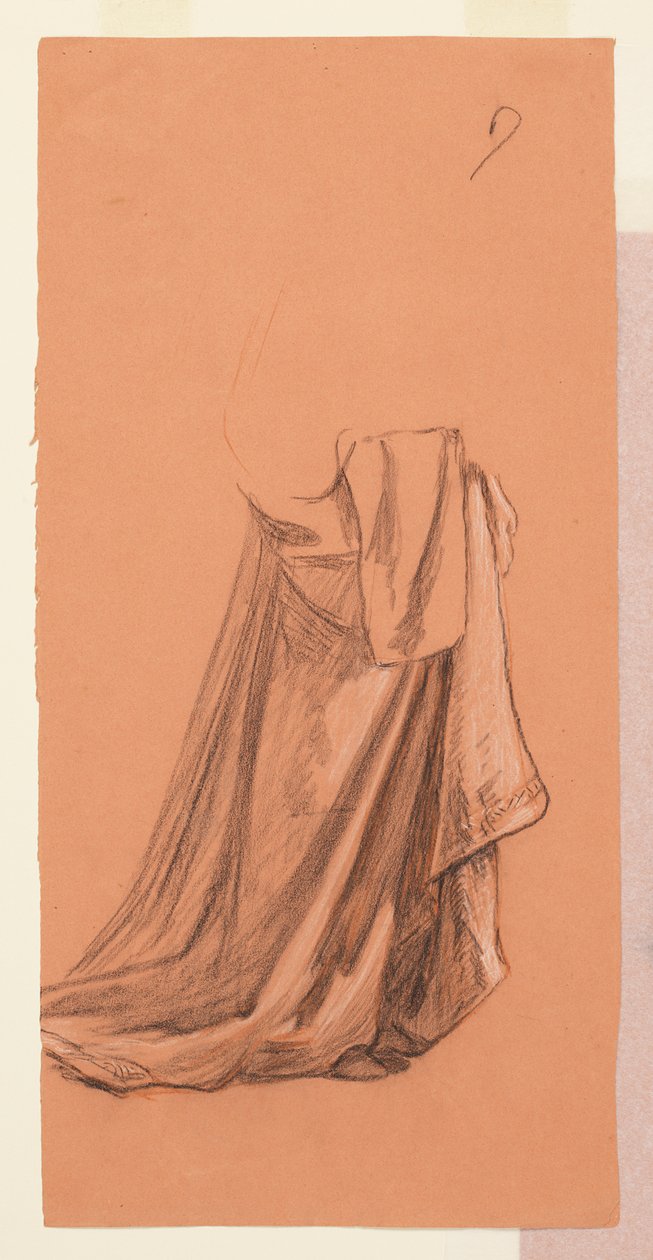 Studie til "Bryllupsoptog" af Elihu Vedder