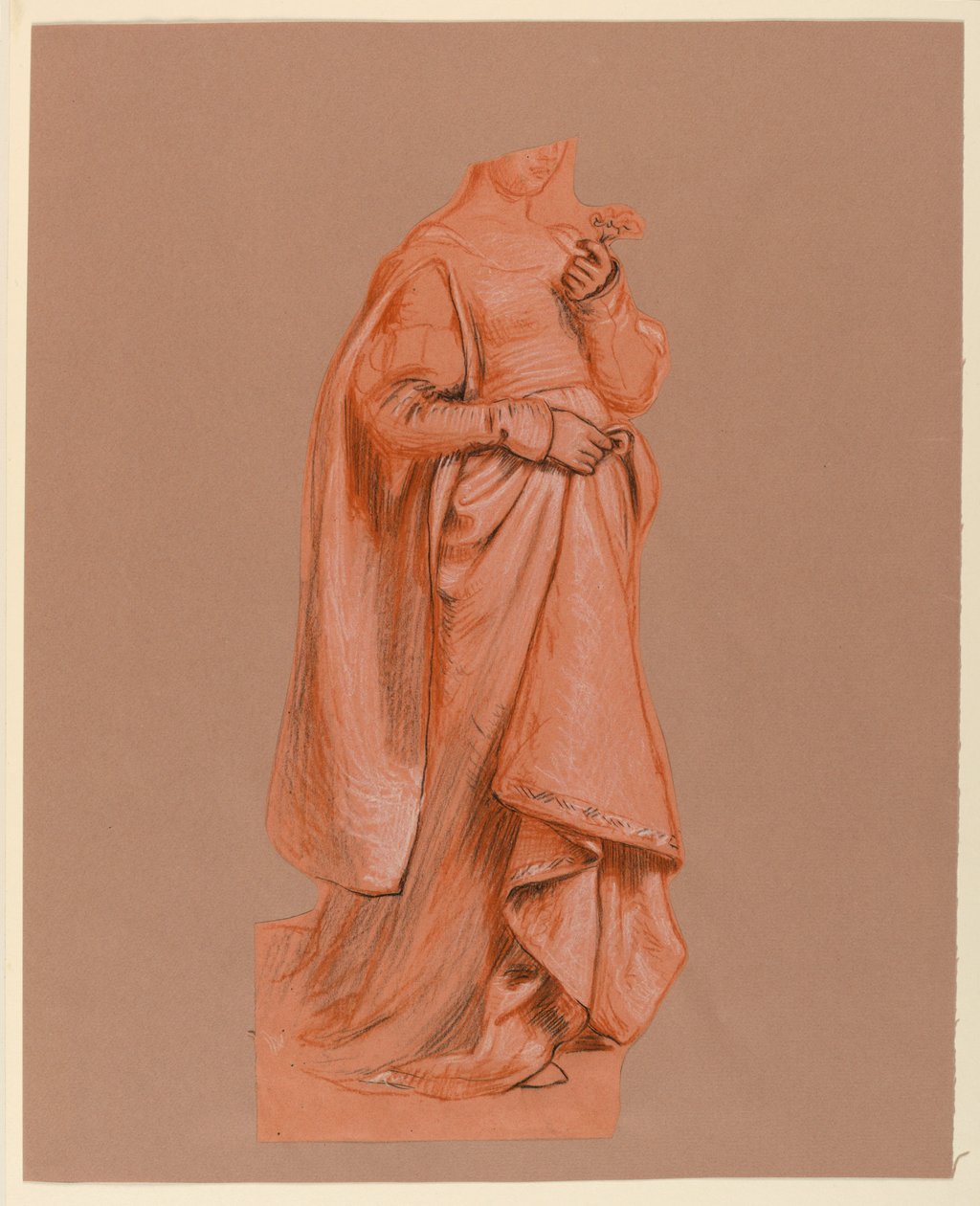 Studie til "Bryllupsoptog" af Elihu Vedder