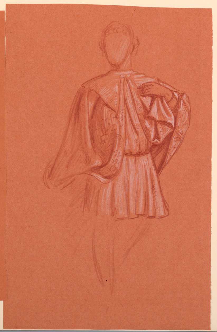 Undersøgelse af en udklædt figur af Elihu Vedder
