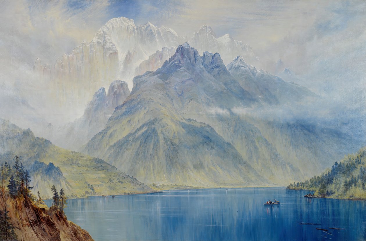 Mt Civetta, 1867. af Elijah Walton