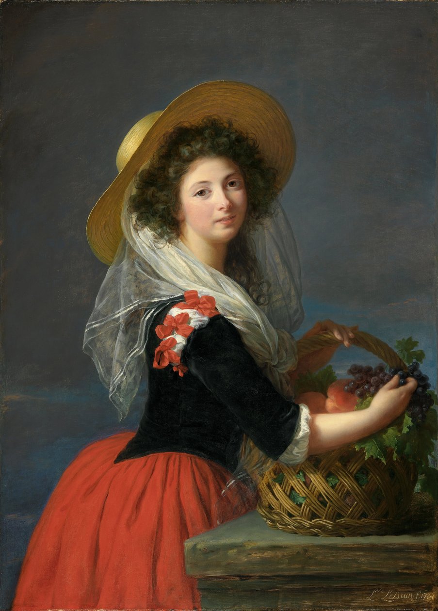 Portræt af Marie Gabrielle de Gramont, hertuginde af Caderousse af Elisabeth Louise Vigee Lebrun