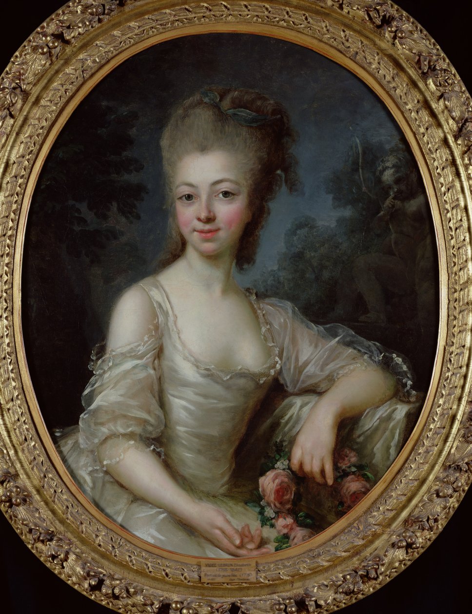 Portræt af en ung pige, 1775 af Elisabeth Louise Vigee Lebrun