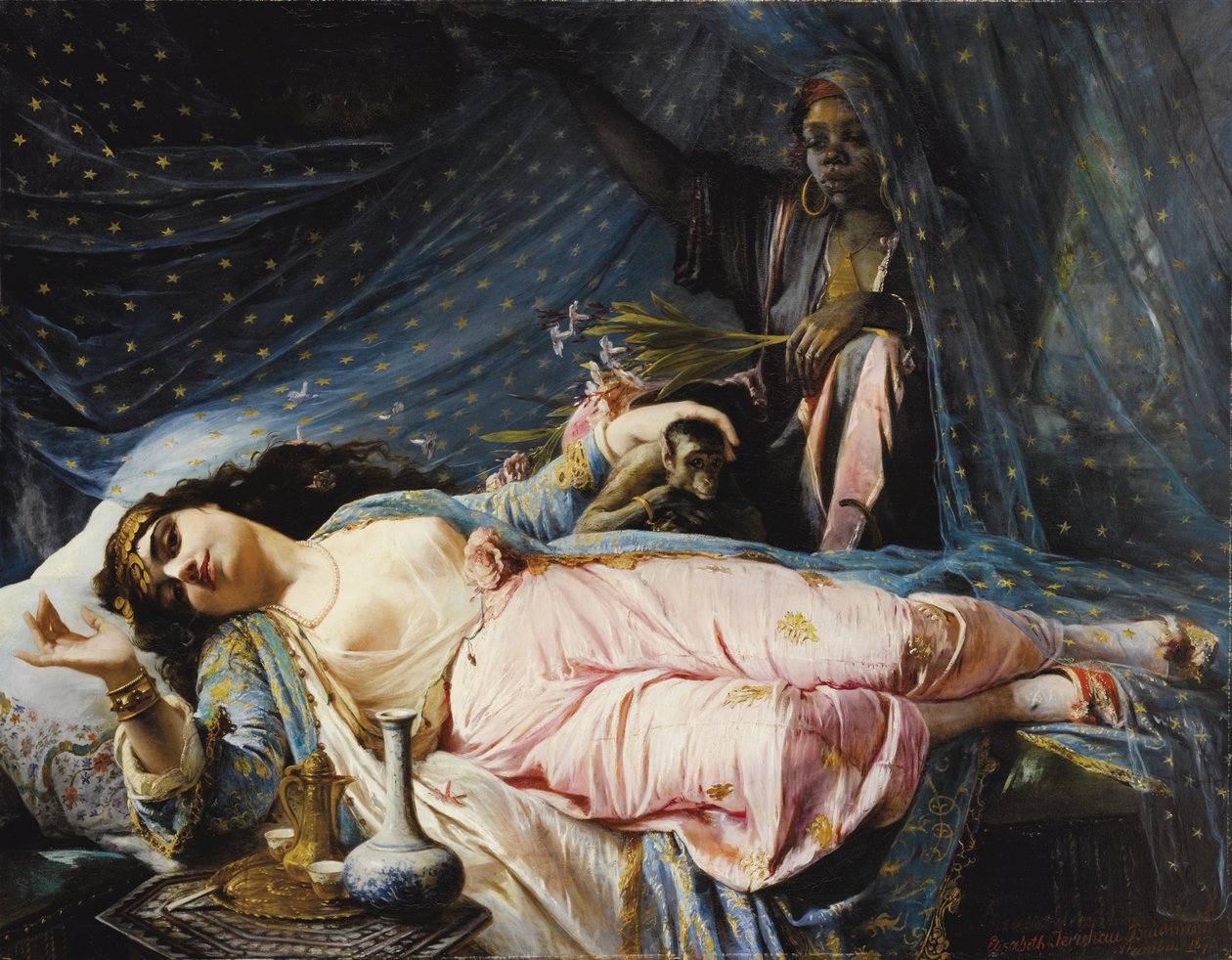 Prinsesse Zainab Nazli Khanum, 1875 af Elisabeth Jerichau Baumann