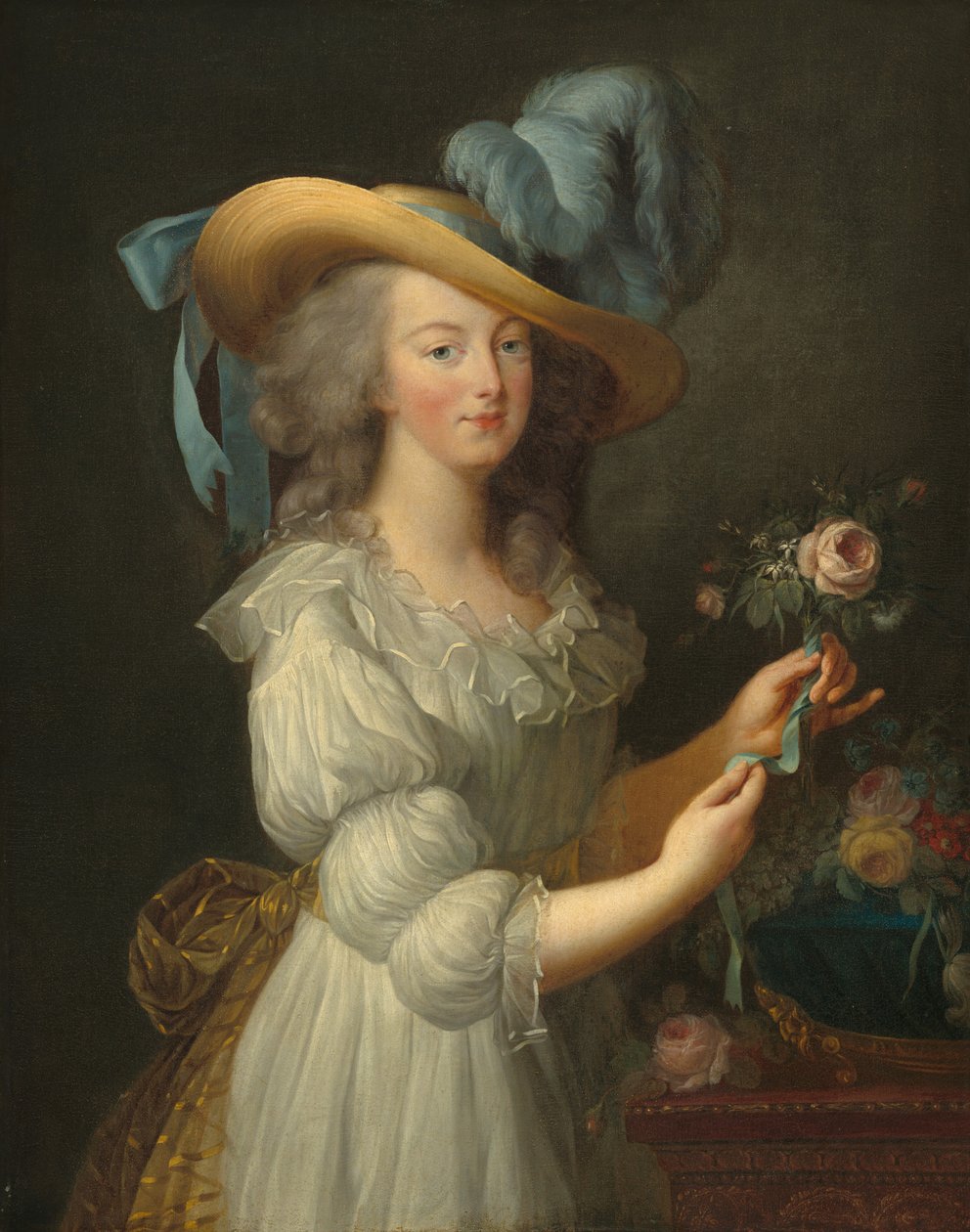 Marie-Antoinette, efter 1783. af Elisabeth Louise Vigee Lebrun