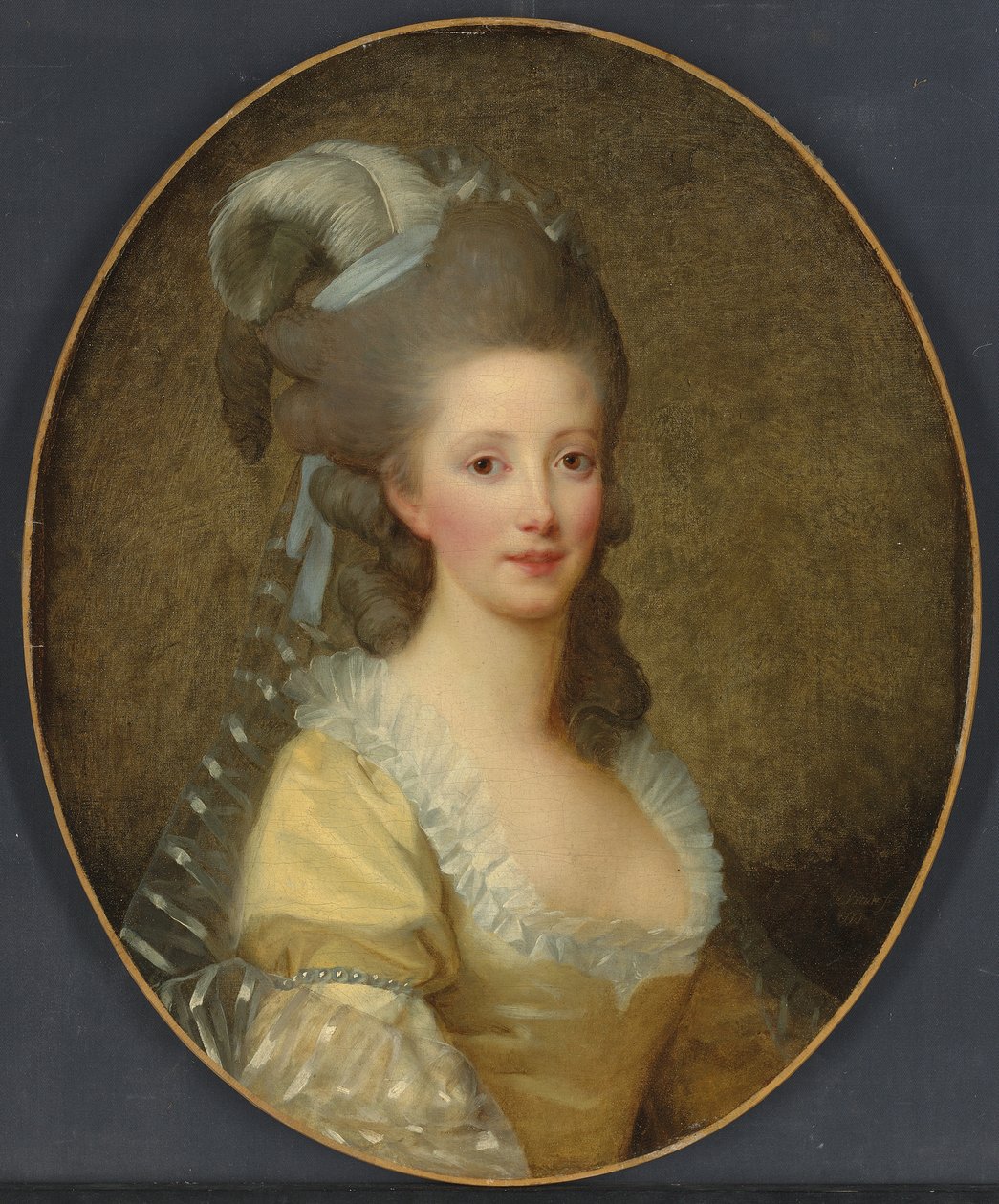 Portræt af en kvinde af Elisabeth Louise Vigee Lebrun