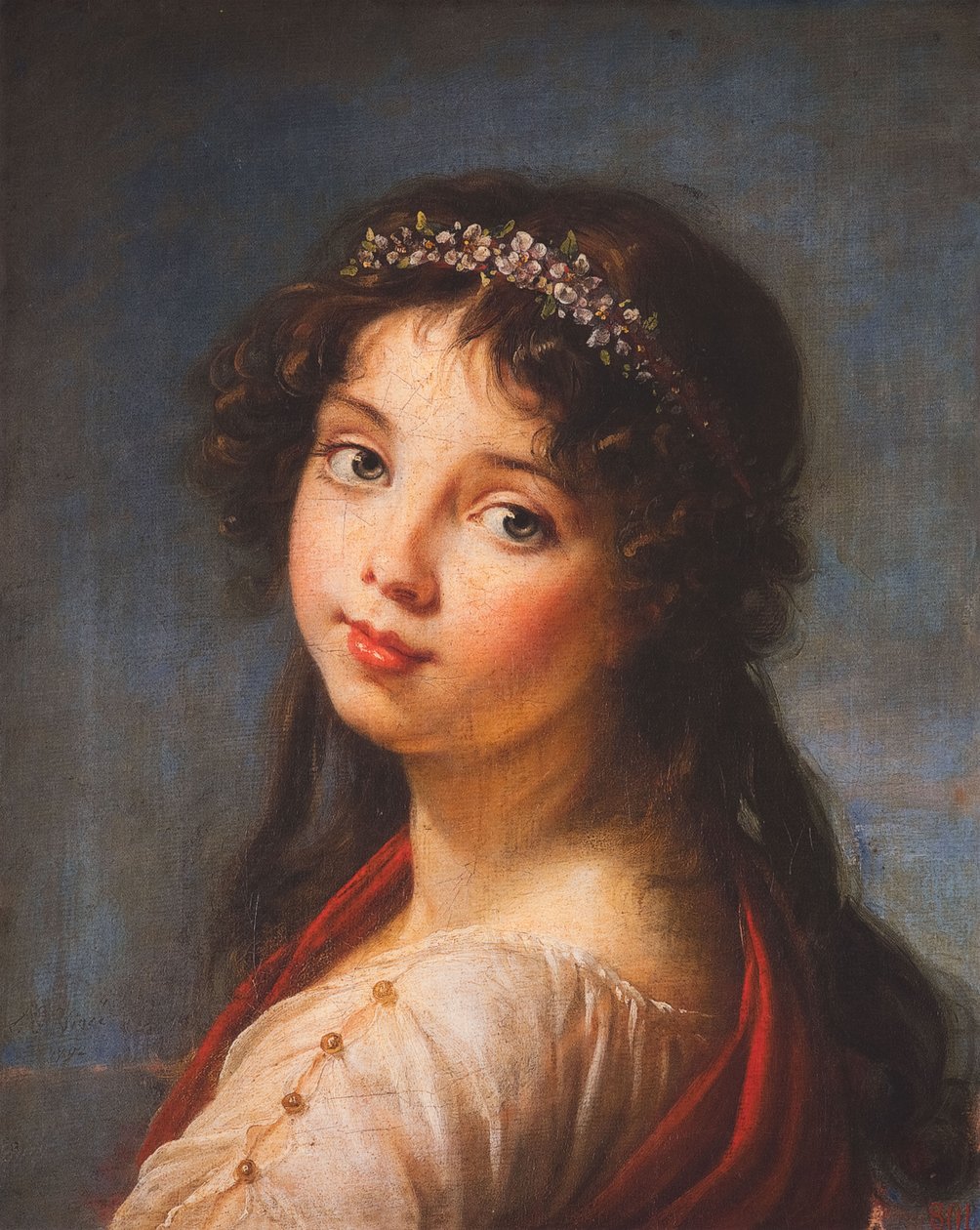 Julie Lebrun. Maleri af Elisabeth Vigée-Lebrun af Elisabeth Vigée Lebrun