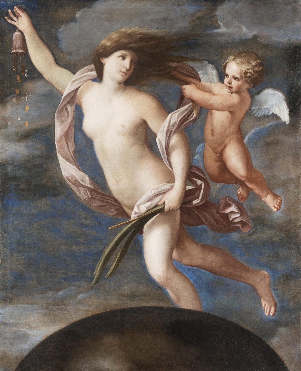 Fortuna og Amor af Elisabetta Sirani