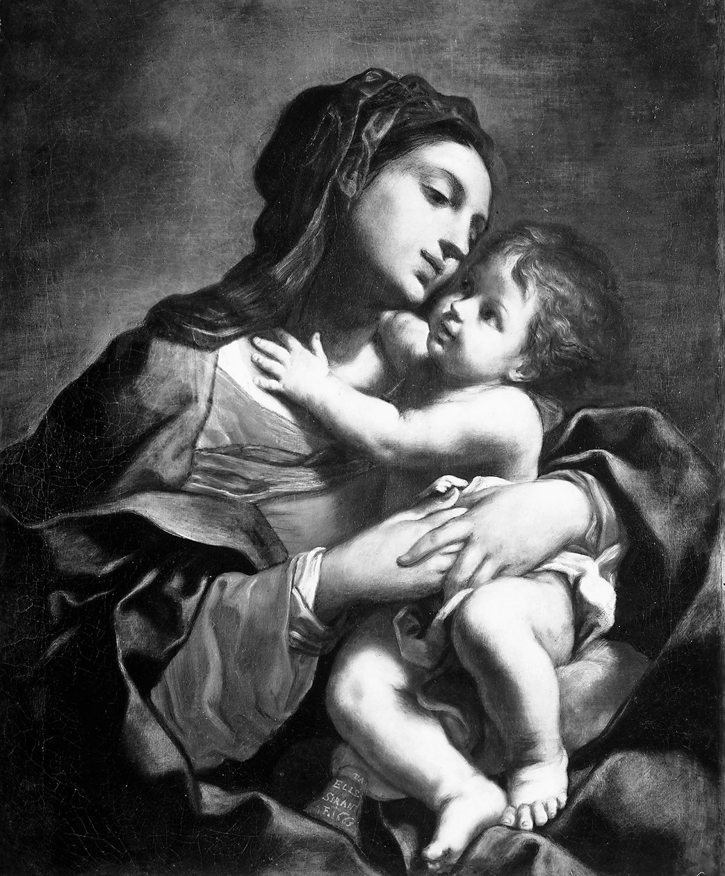 Madonna og barn af Elisabetta Sirani