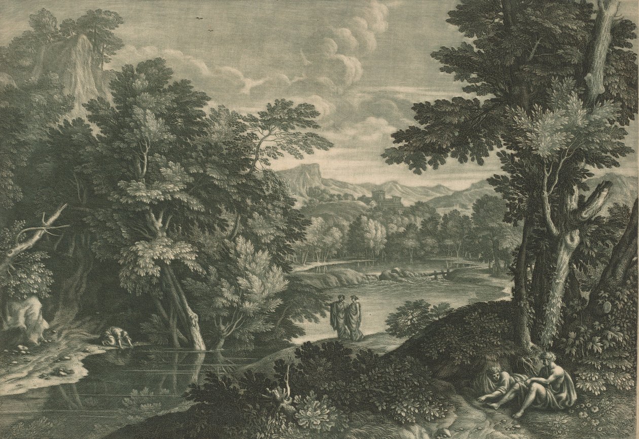 Landskab, 17331742. af Elisha Kirkall