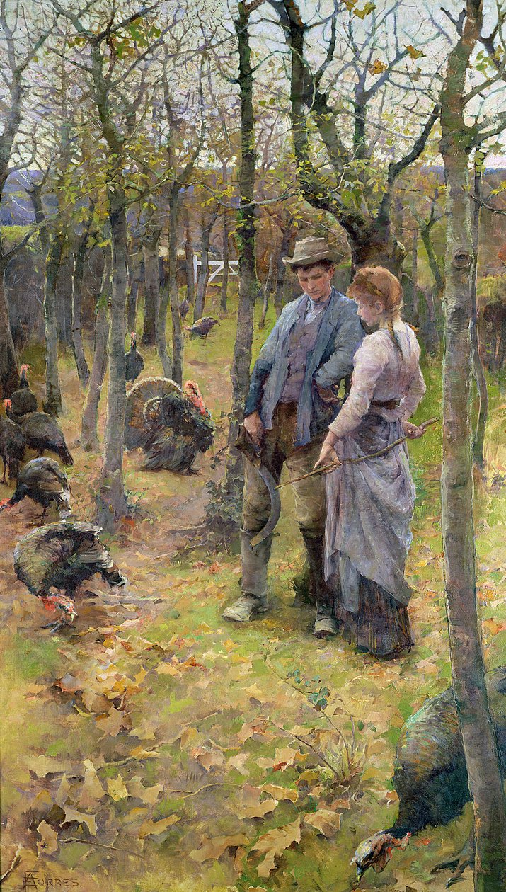 The Edge of the Woods, udst.1894 af Elizabeth Adela Stanhope Forbes