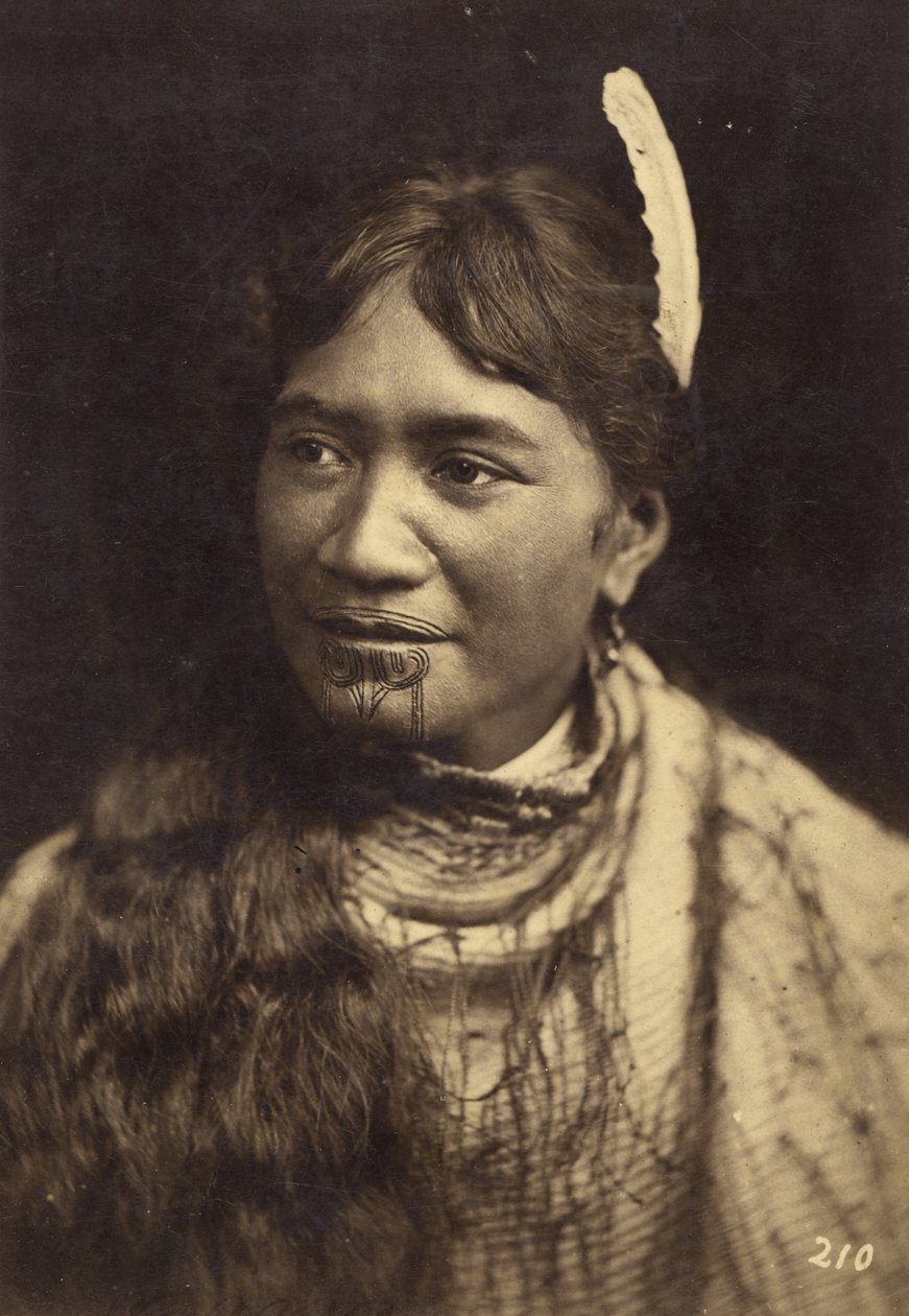 Portræt, ca.1875 (albumenprint) af Elizabeth Pulman