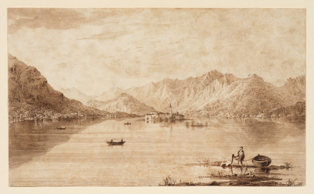 Lake Maggiore ja Isola Superiore af Elizabeth Frances Batty