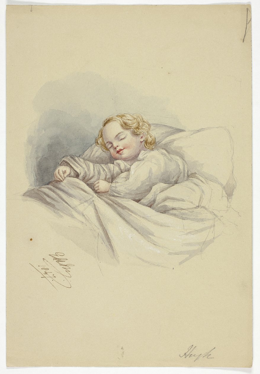 Hugh Sleeping af Elizabeth Murray