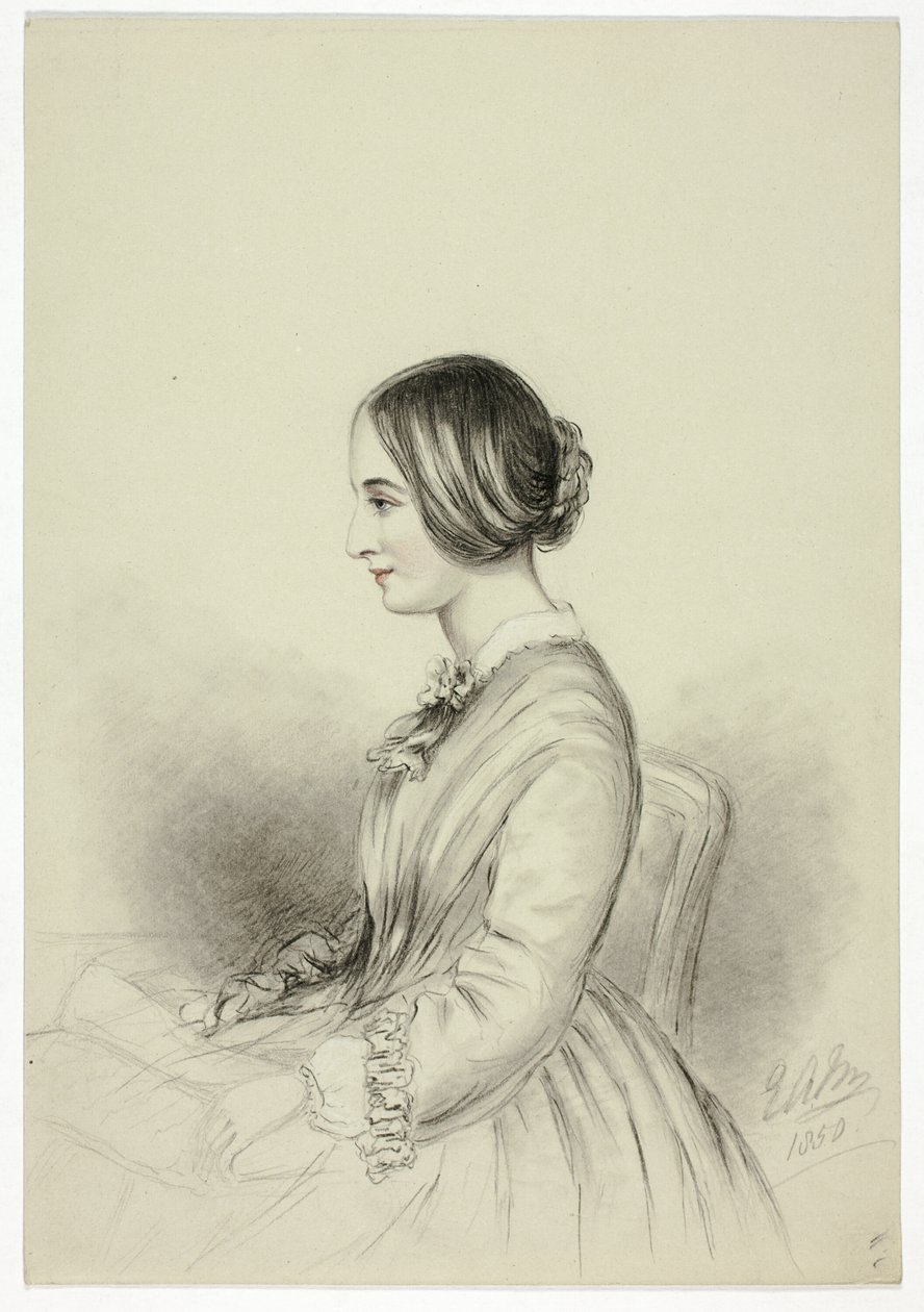 Portræt af Selina (Quin) Markham af Elizabeth Murray