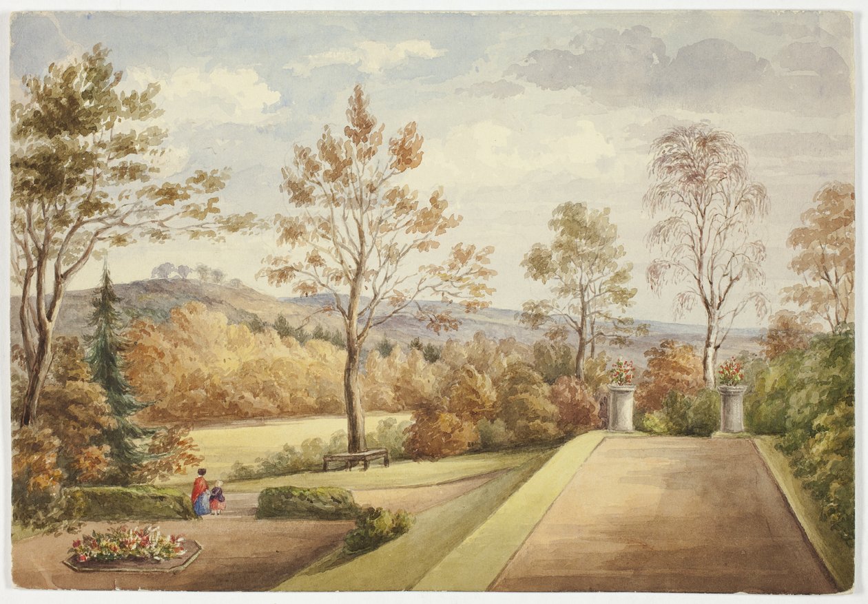 Terrasse ved Wentworth Castle af Elizabeth Murray