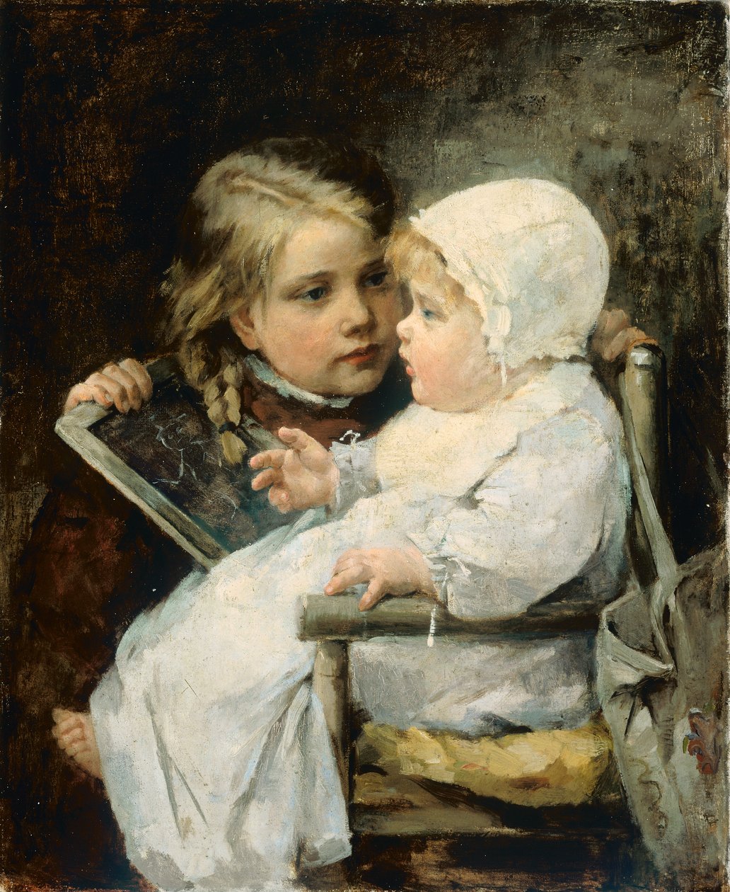 Den unge kunstner, 1885 af Ellen Kendall Baker