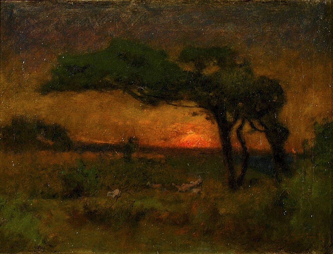 Aftenlandskab af Elliot Daingerfield