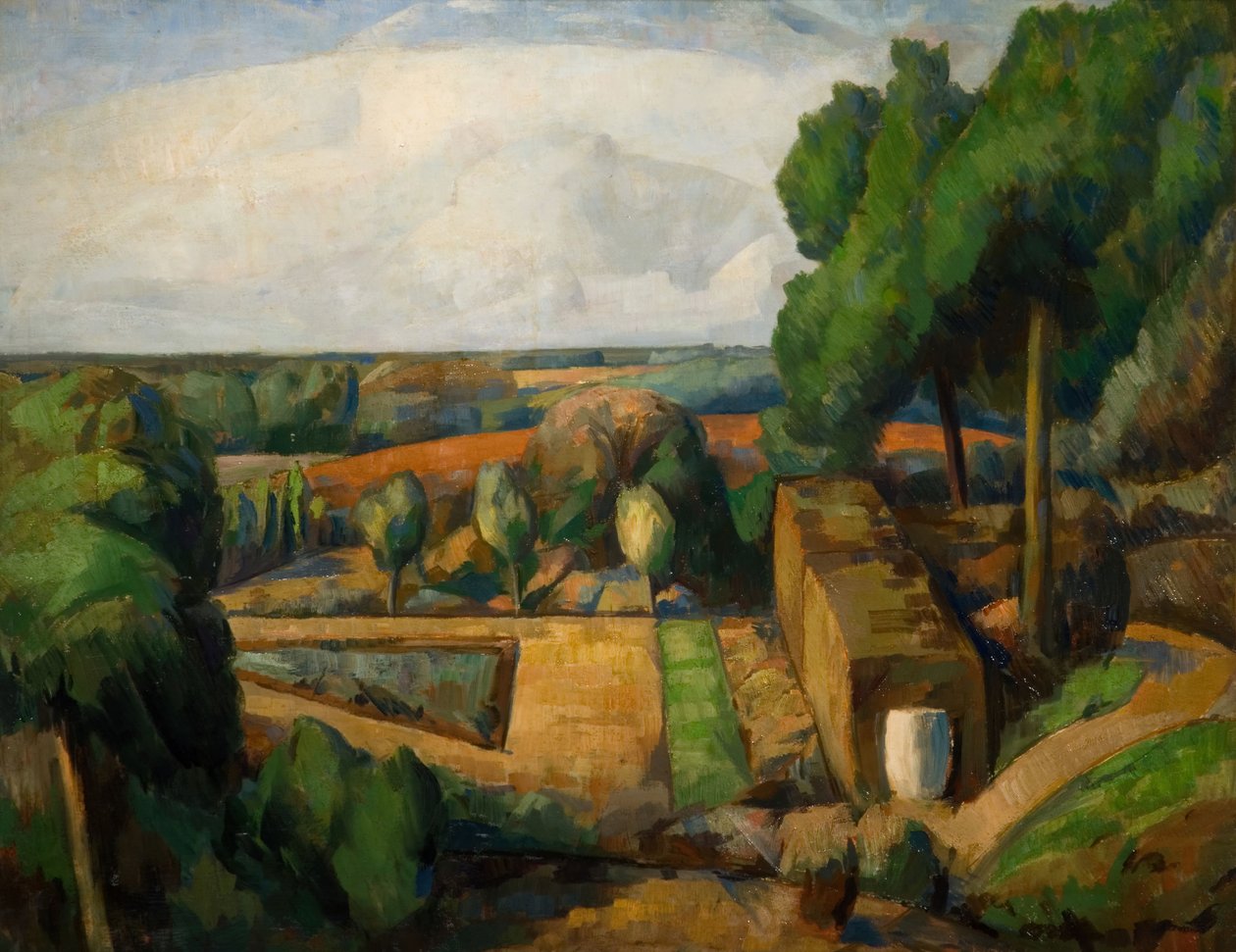 Surrey Garden, 1924. af Elliot Seabrook