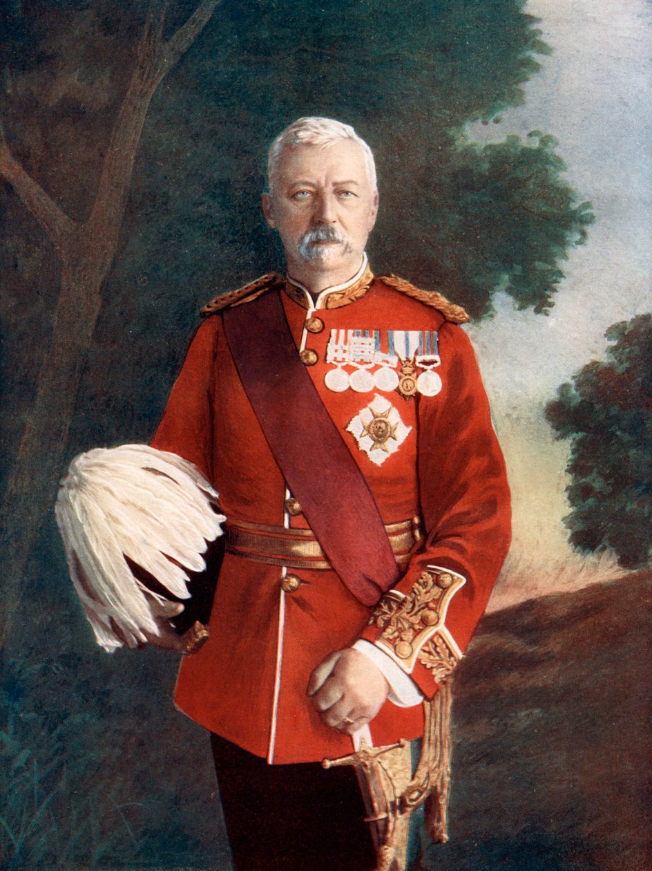 Generalløjtnant Sir Robert Low, 1900 af Elliott and Fry