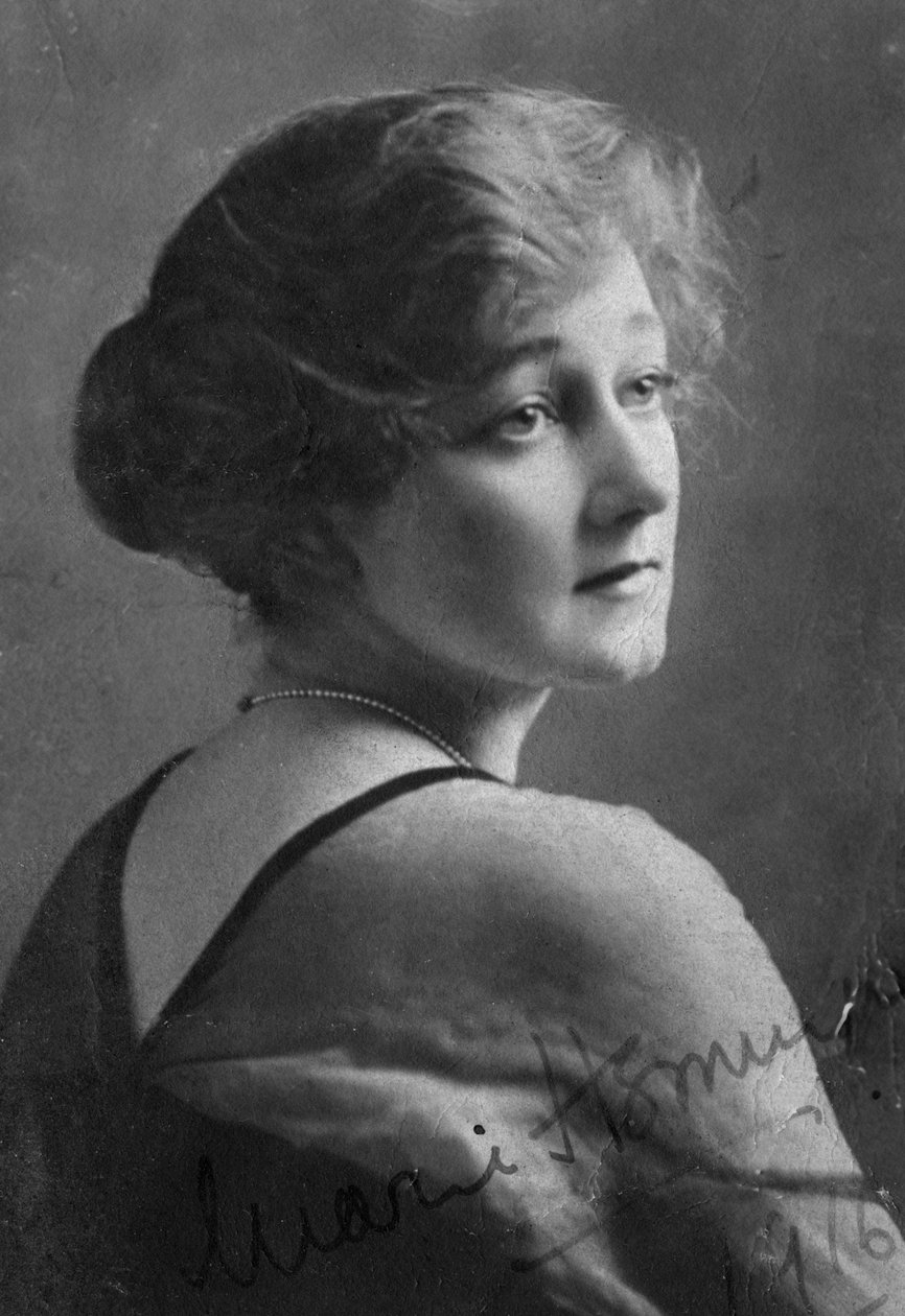 Marie Hemingway 1883-1939, engelsk skuespillerinde, 1916. af Elliott and Fry
