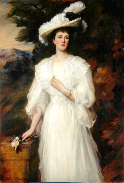 Portræt af Edith, Lady Cunard af Ellis William Roberts
